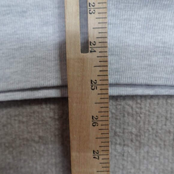 Vintage Champion Sweater Medium Gray Reverse Weave USA Blank Warm Up Hoodie - Picture 7 of 10